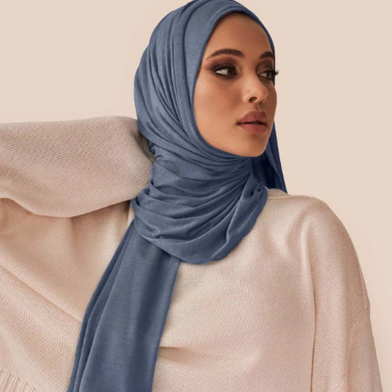 Bandana Cotton - Bufanda larga de algodón para mujer,