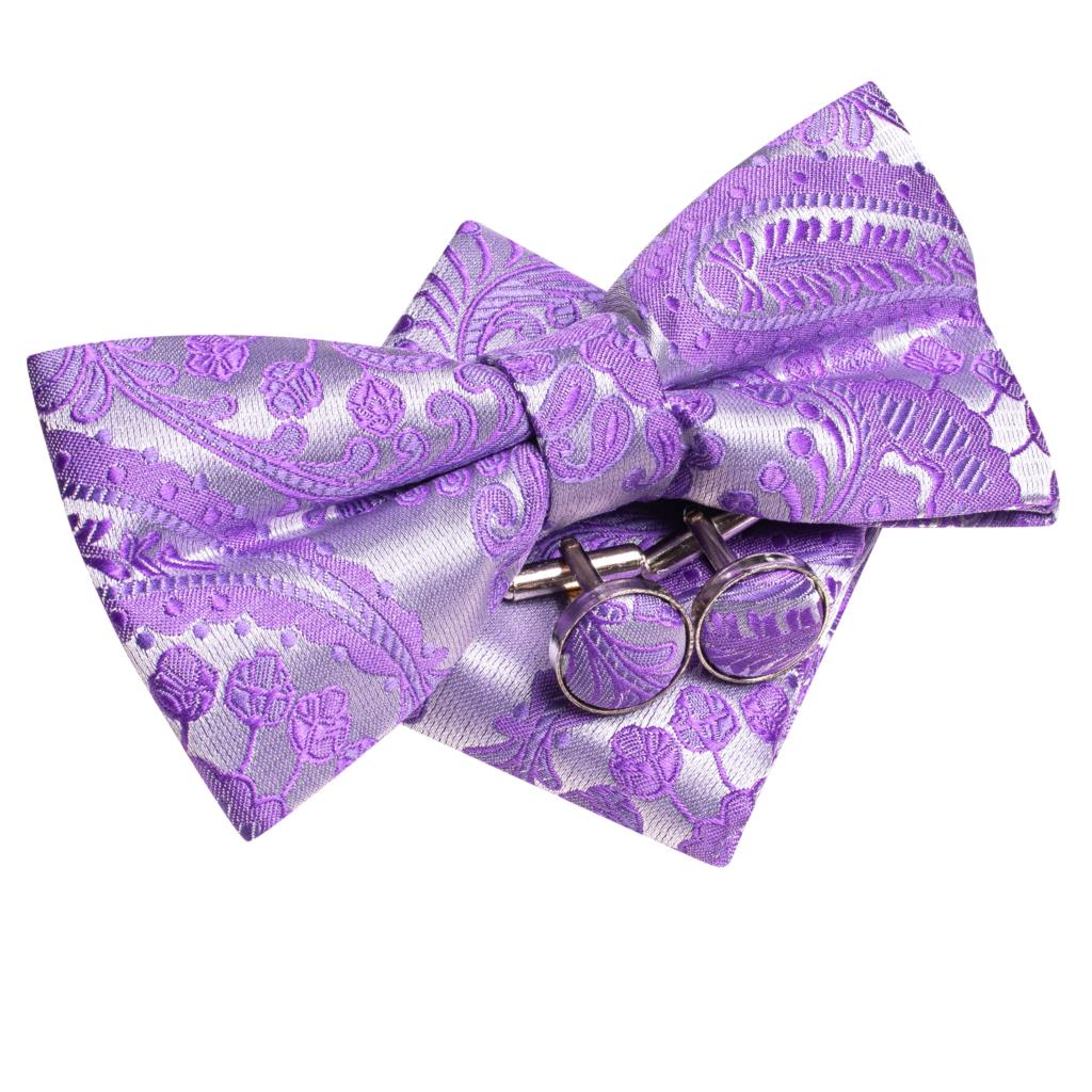 Pajarita de seda violeta para  - Bow Tie Pre Tied reseña y precio