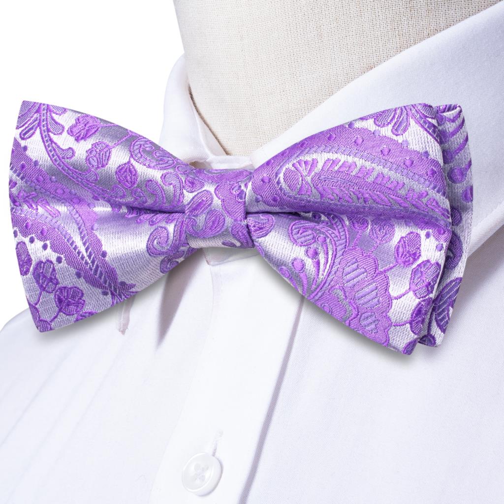 Pajarita de seda violeta para  - Bow Tie Pre Tied reseña y precio