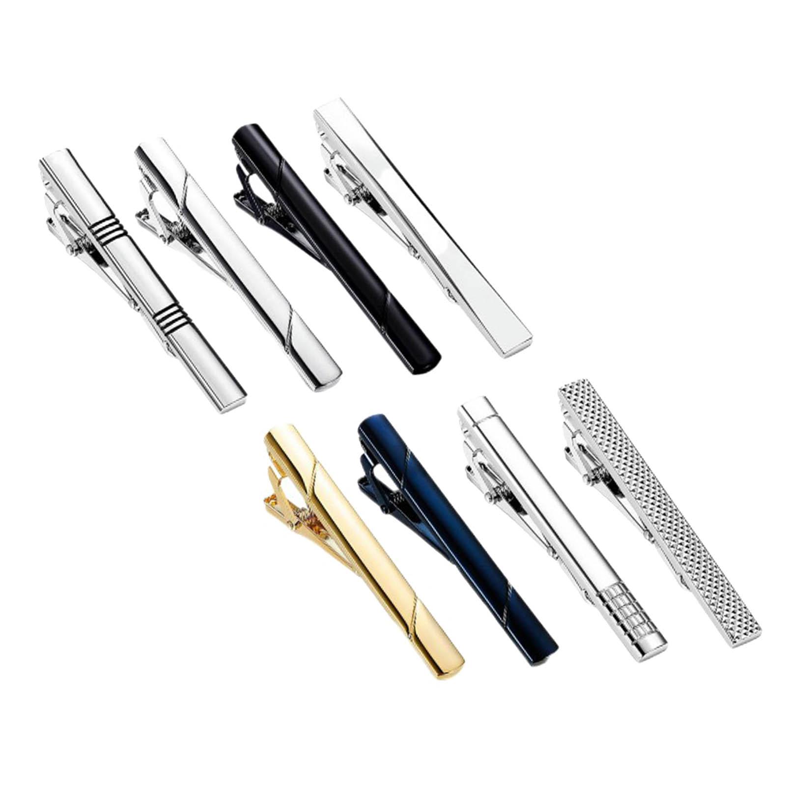 8x Clips para Corbata, Sencill - Tie Bar Set Gift reseña y precio