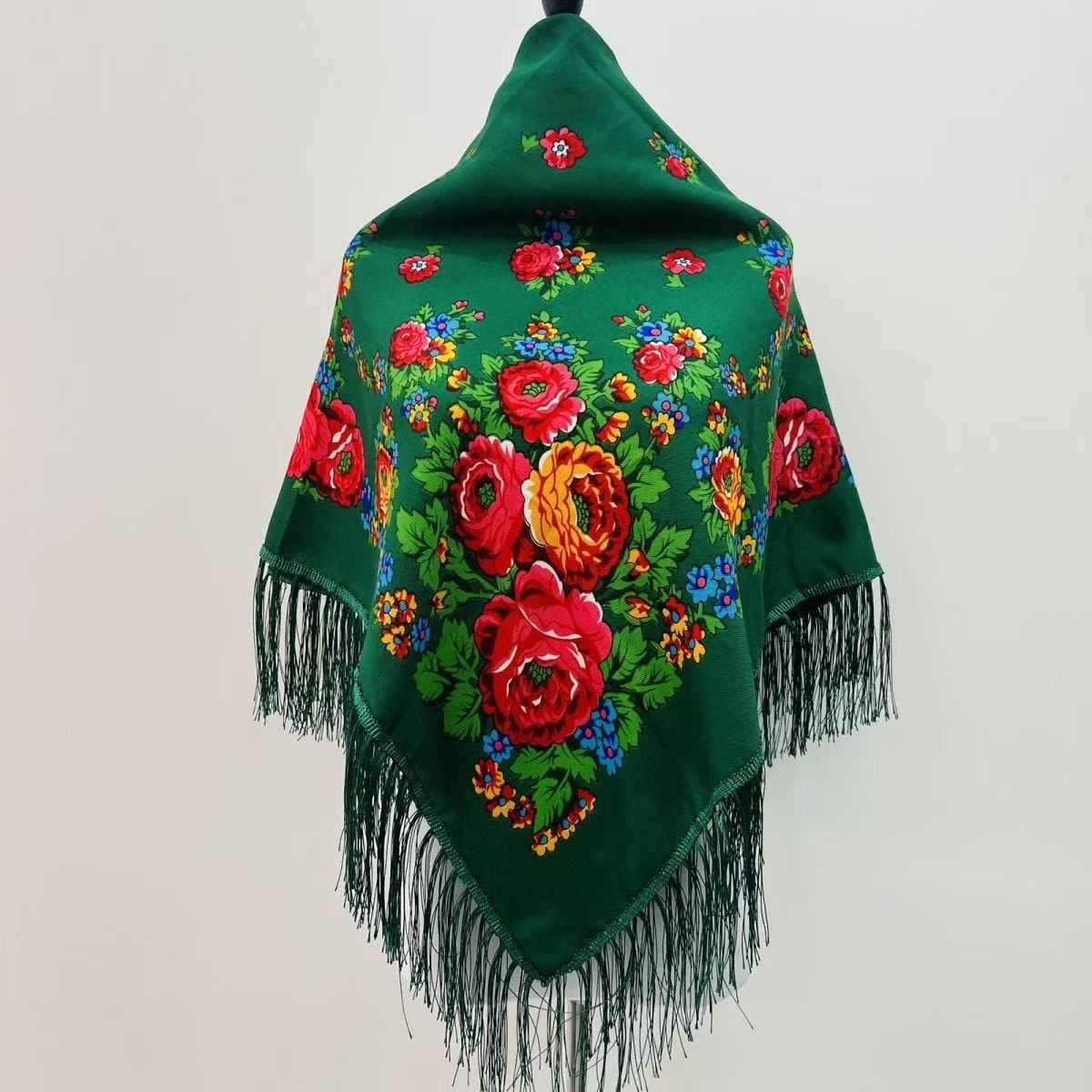 Bufanda cuadrada nacional rusa - Bandana Cotton reseña y precio