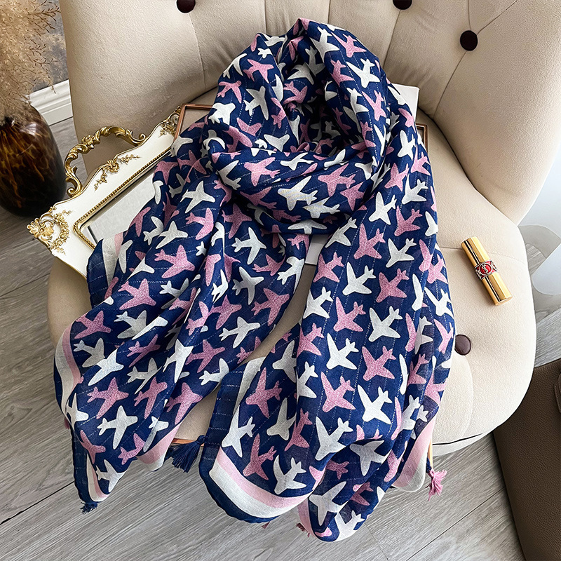 Bufanda de algodón de marca de - Pashmina Wrap Large reseña y precio