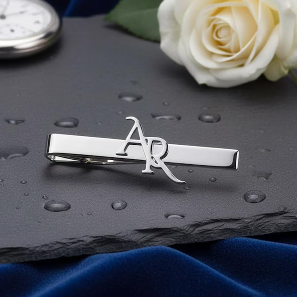 Set de Corbata y Clip Personal - Tie Clip Silver reseña y precio