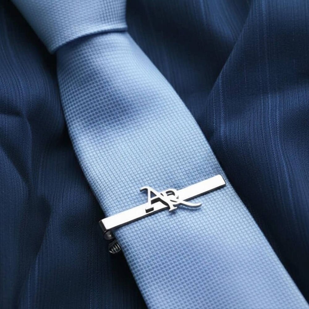 Set de Corbata y Clip Personal - Tie Clip Silver reseña y precio