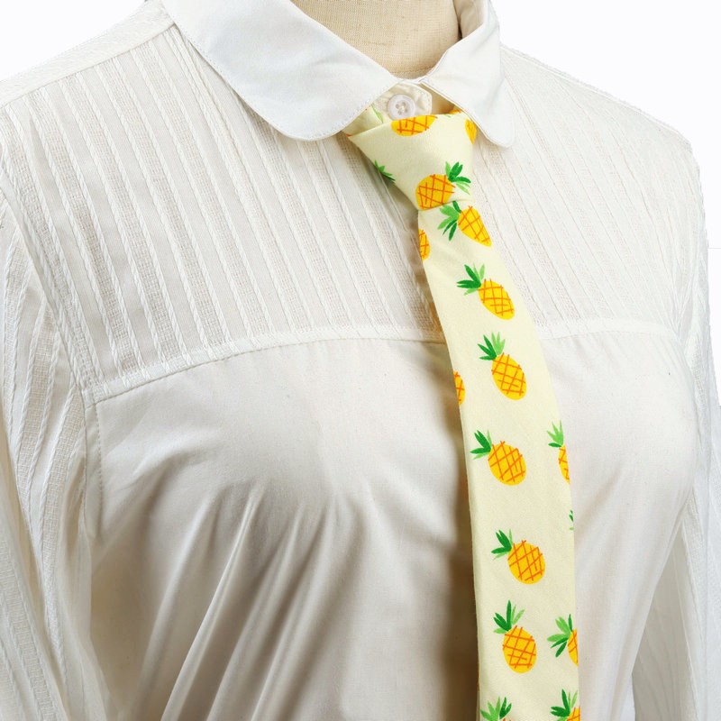 Corbata de algodón con estampa - Skinny Tie Men reseña y precio